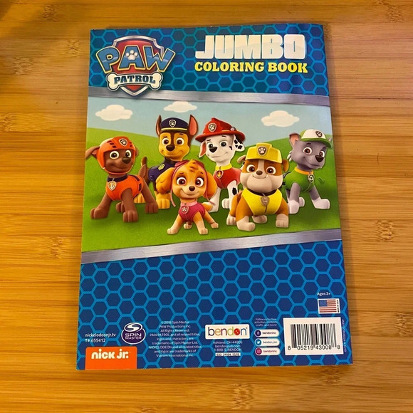 🆕 Paw Patrol Pup Heroes Jumbo Coloring Book - Picture 2 of 4